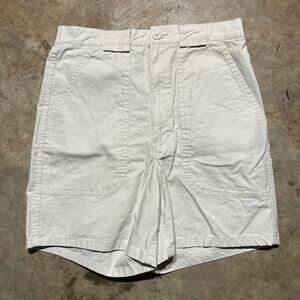 Vintage 90s Sun Coast Outfitters Cream Shorts 27x4.5